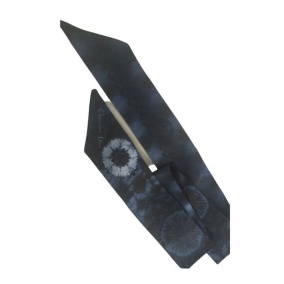 Christian Dior Kaleidiorscopic Navy Mitzah - Picture 1 of 3